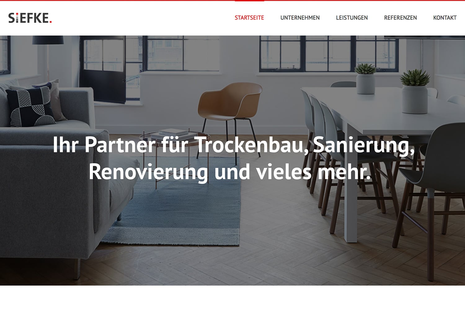 Siefke Startseite Webseite Webdesign Webauftritt Website Relaunch